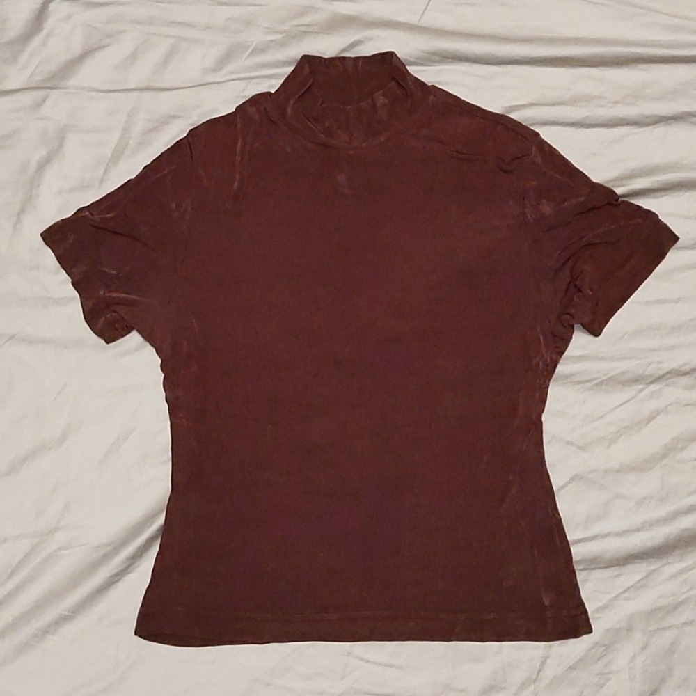 Vintage Juniors Mixed Blues Mock Neck Tee
